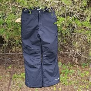 Columbia Omni-Shield snap/zip closure snow pants